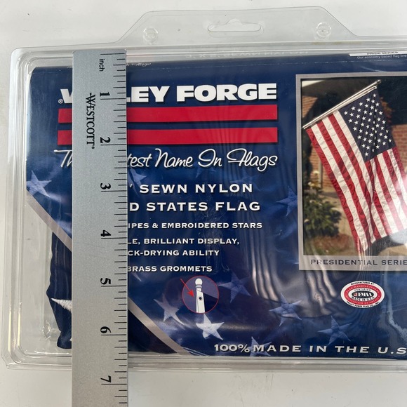 Valley Forge 3x5 Flag Presidential Series Woven Embroidered Made in USA NEW - Picture 6 of 10